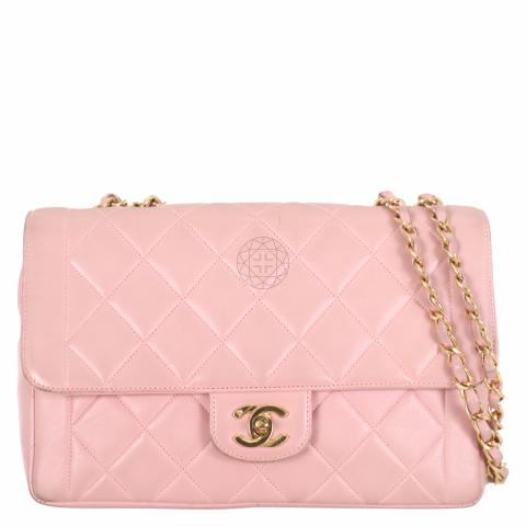 Chanel vintage pink on sale bag